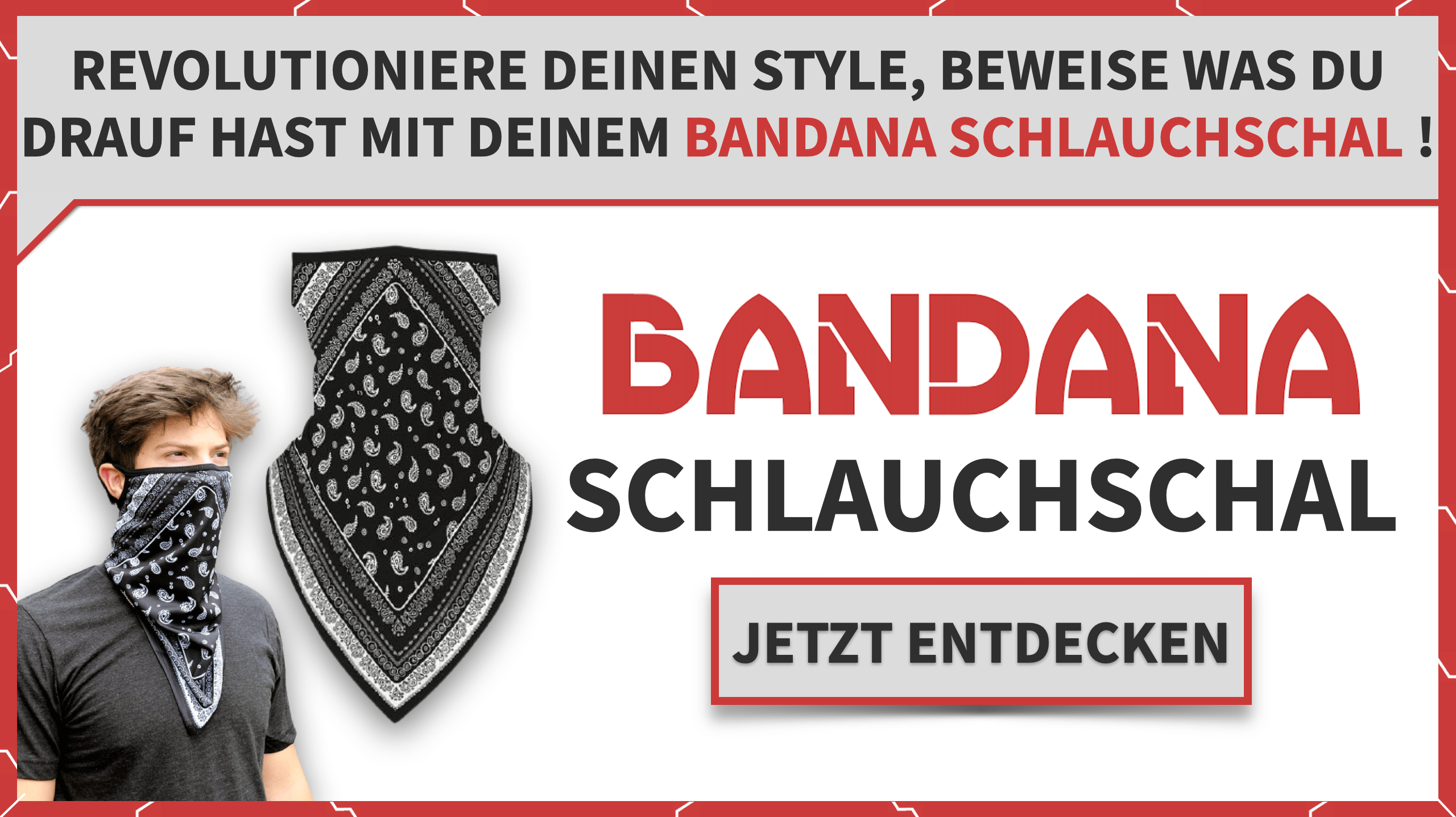 Bandana Schlauchschal Mundschutz