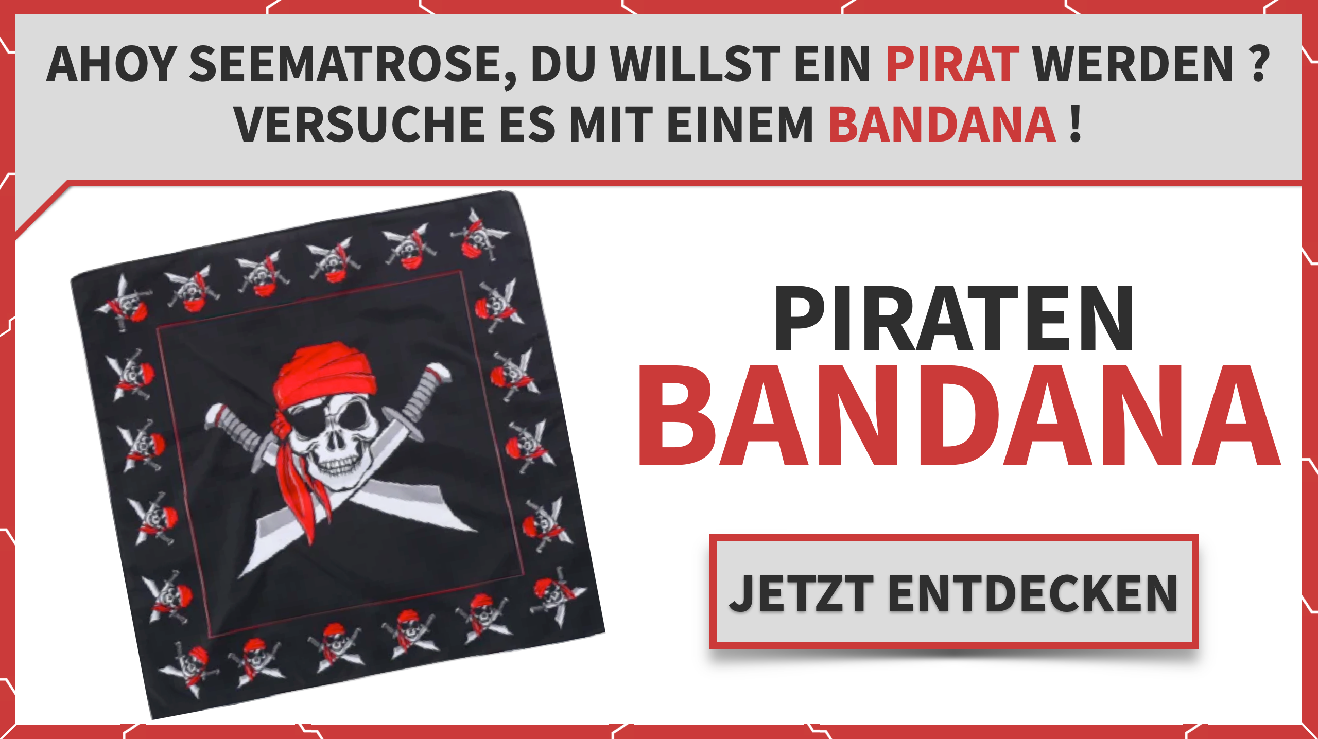 Piraten Bandana kaufen