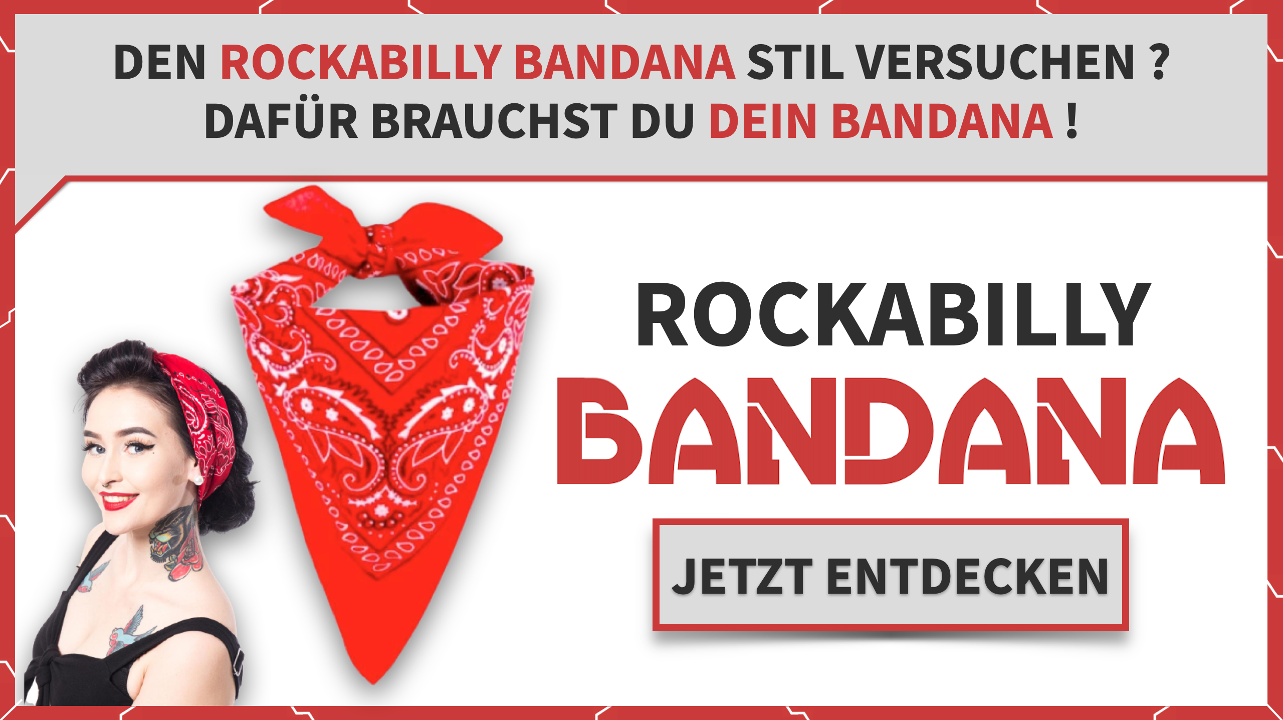 Rockabilly haarband Bandana 