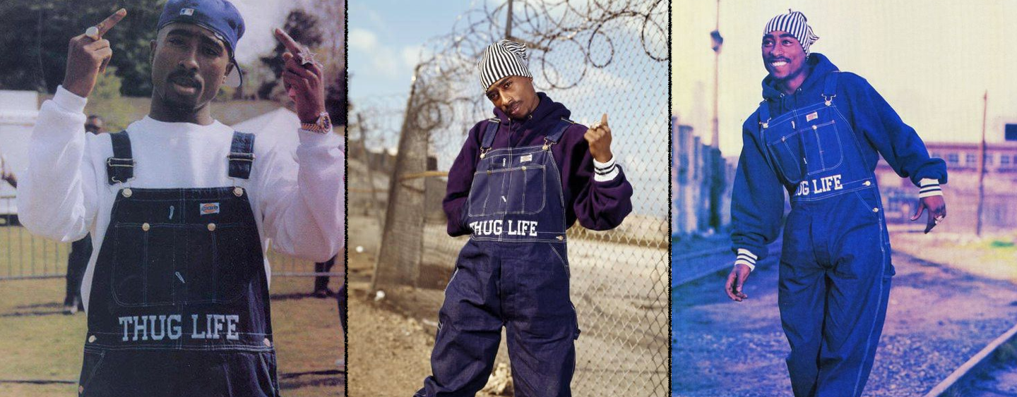 Thug Life Tupac Overalls