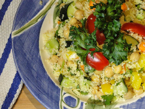 Couscous Garbanzo Bean Salad