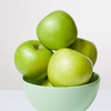 bowl of green apples