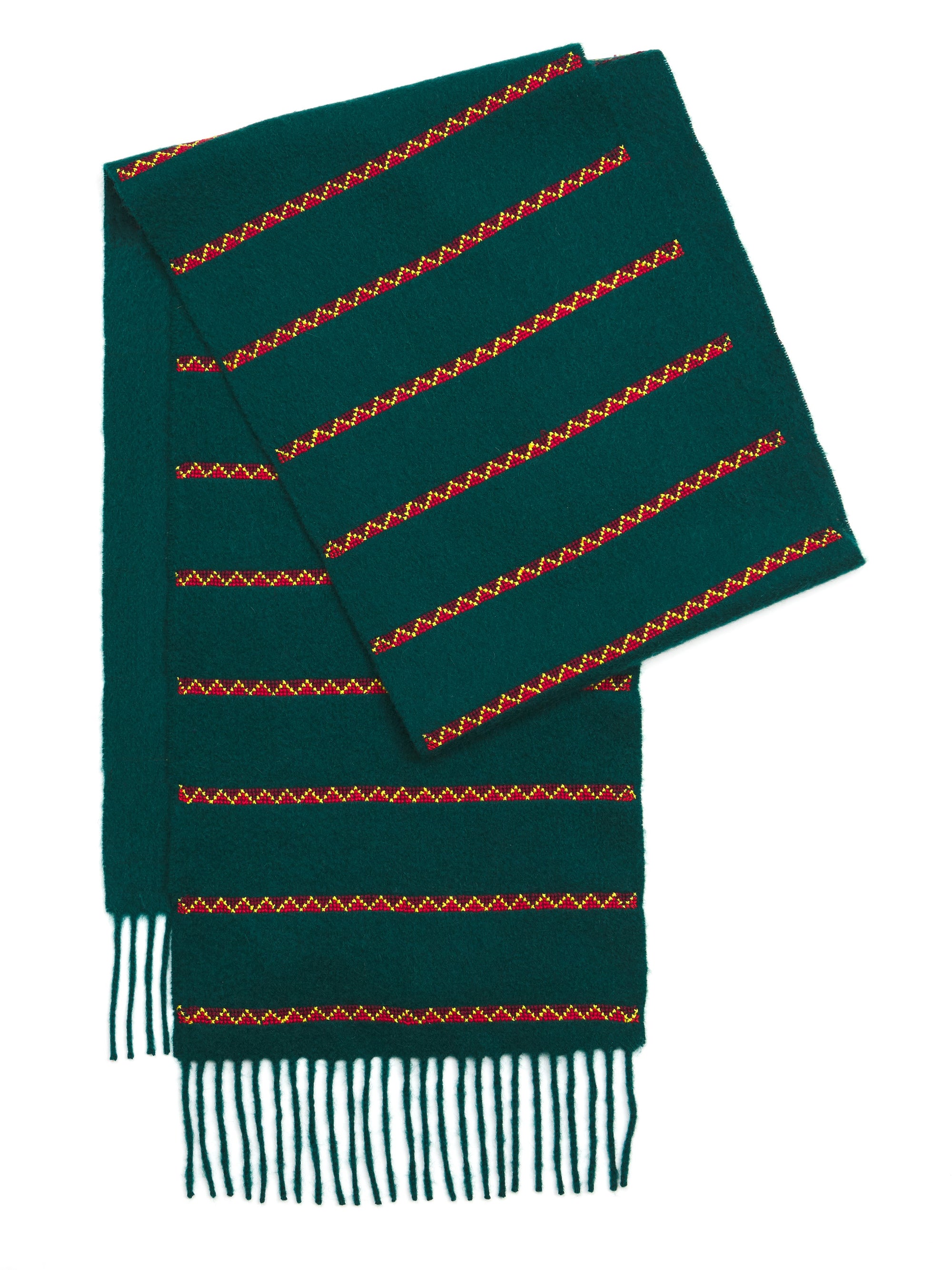 striped cashmere scarf