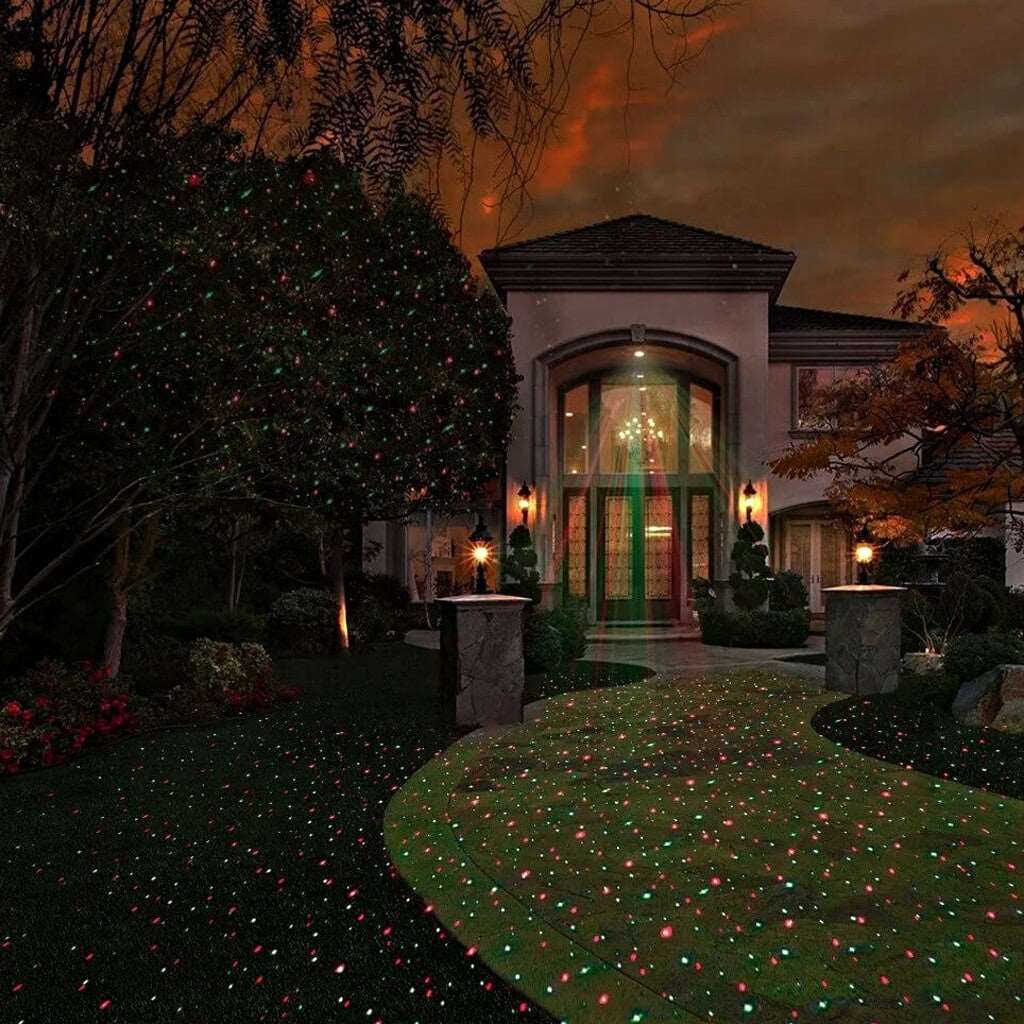 yard projector lights