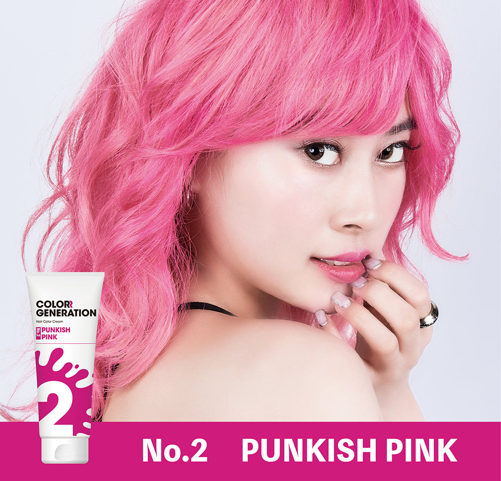 新感覚のカラーヘアクリーム Colorr Generation Punkish Pink パンキッシュ ピンク 24hbeauty