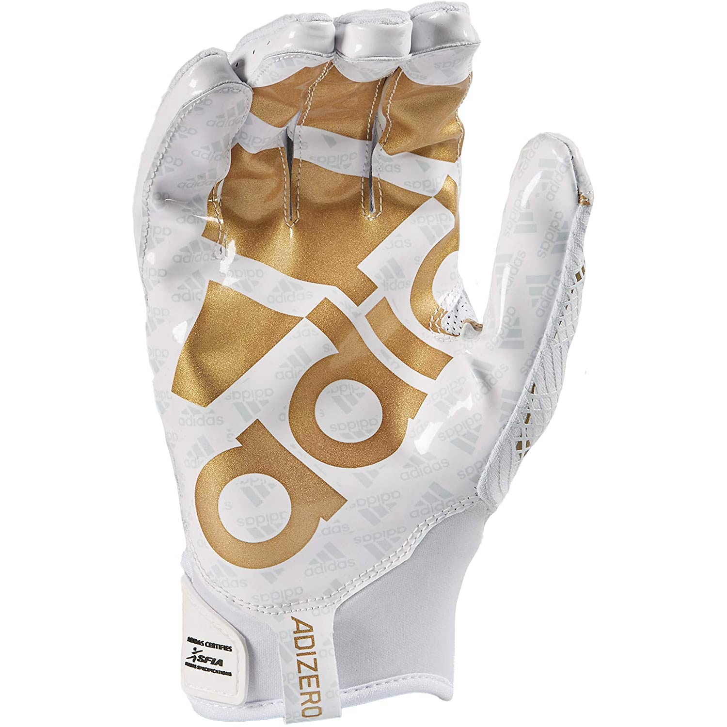 Adidas - Adizero 8.0 White/Gold Football Receiver Gloves – Al's Sport Shop