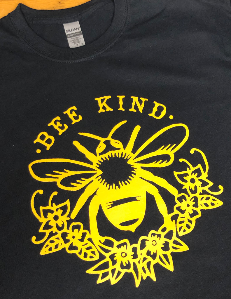 bee kind shirt yellow