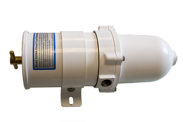 Racor 902FH10 Kraftstofffilter/Wasserabscheider 10 Mikron (341 lph) -  Sauberer Dieselkraftstoff