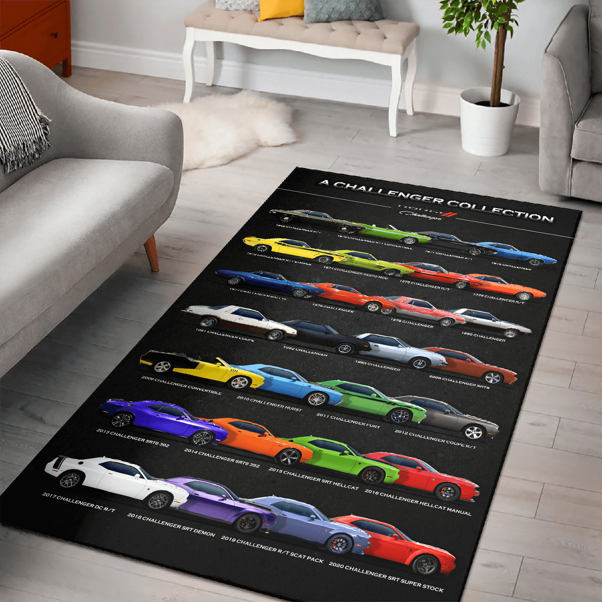 Challenger Bathroom Mat Set and Shower Curtain - TrendySweety