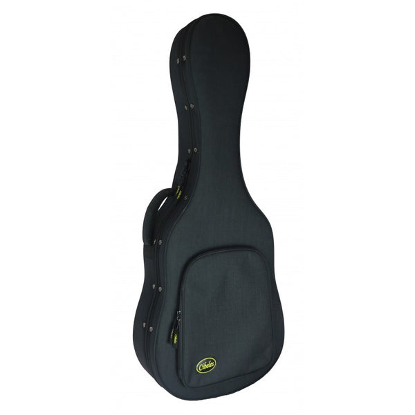 Estuche Fibra Guitarra Clásica Cuero Negro Cibeles - La