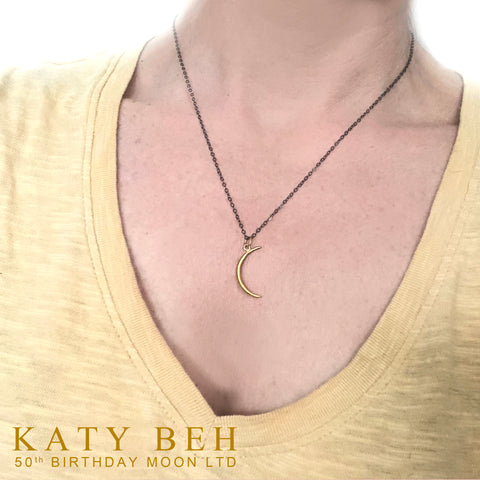 Katy Beh Crescent Moon Necklace New Orleans