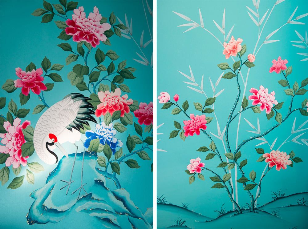 Chinoiserie nursery by Diane Hill