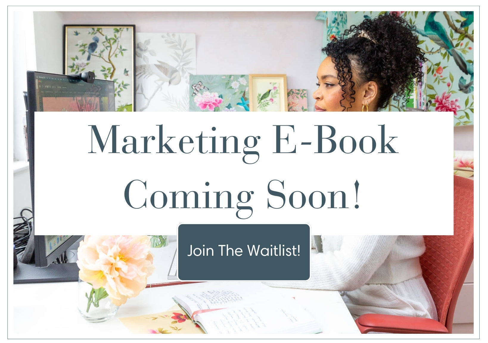 Art business marketing email coming soon join the waitlist