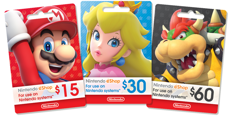 3ds eshop gift card