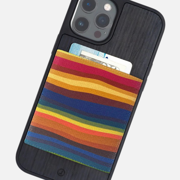 Wavy Rainbow Wallet Case