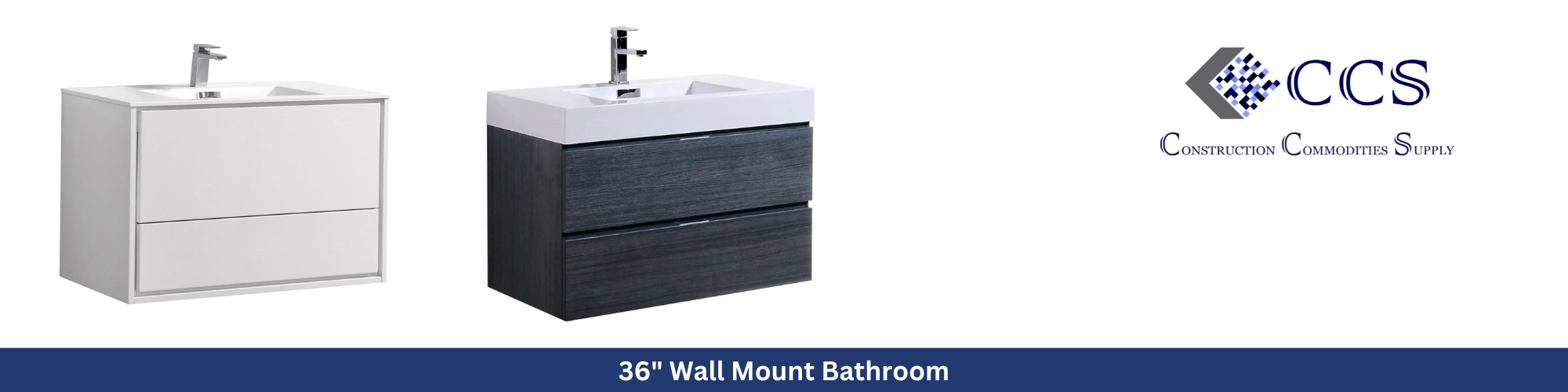 36" Wall Mount Bathroom Vanity