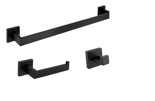 Imperium Matt Black & Brass Knurled Towel Bar Rail – The Qualis