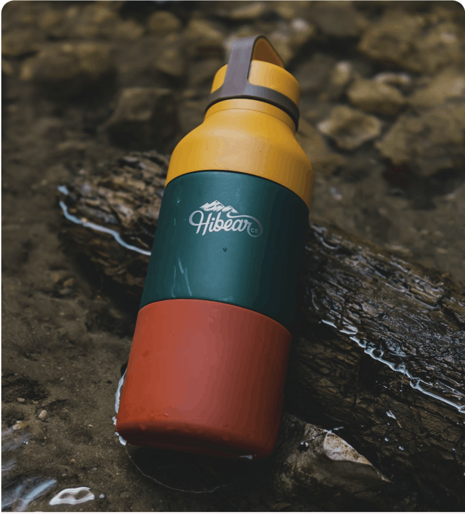 Unveil the art of adventure with our 'Travelin' in My Mind' flask