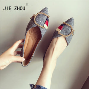 ladies flat casual shoes