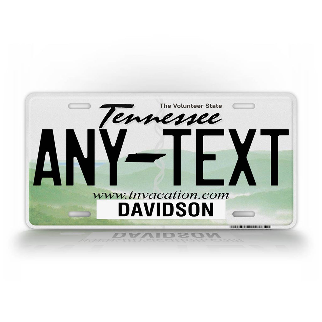 Tennessee unveils new blue license plate design