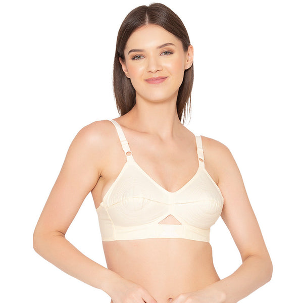 Women's Full Coverage, Non-Padded, Organic Cotton Bra (BR008-WHITE) –  gsparisbeauty