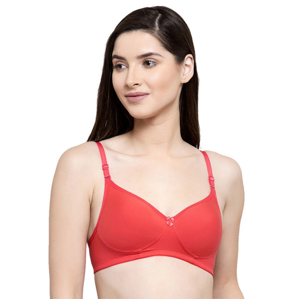 Groversons Paris Beauty Women's Padded, Non-Wired, Seamless T-Shirt Bra  (BR069-Nude)