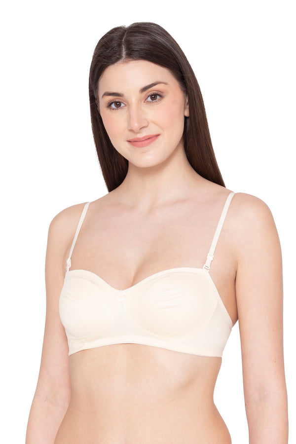 Non padded easy slip on style cotton sports bra - Pack of 2