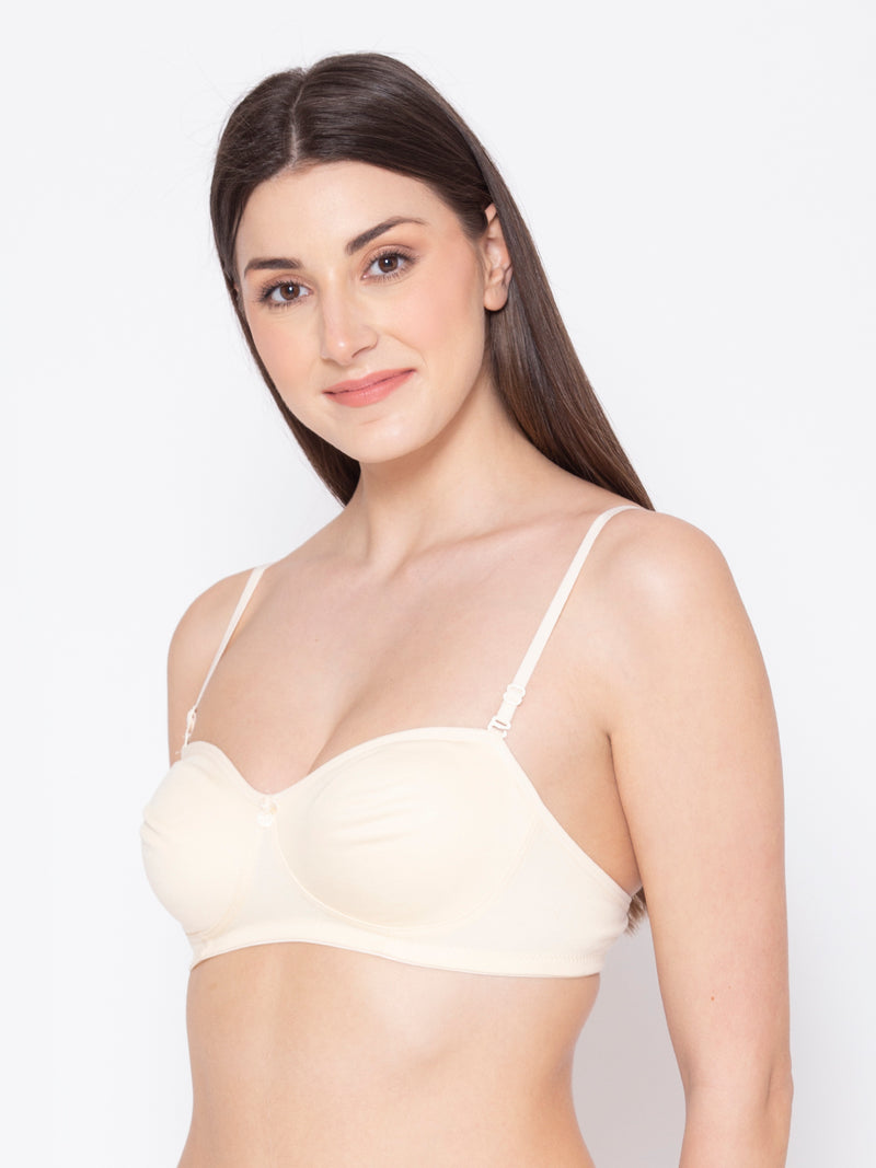 Buy GROVERSONS PARIS BEAUTY Women's Plus Size Cotton Lycra Full Coverage  Everyday Bra