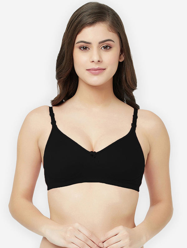 Groversons Paris Beauty Women's Cotton Non Padded Non-Wired Push-up Br –  gsparisbeauty