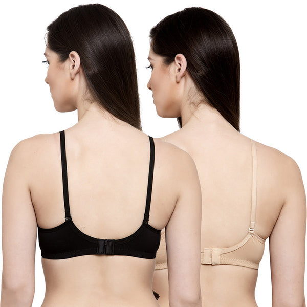 Groversons Paris Beauty Women's Pack of 2 Padded, Non-Wired, Seamless –  gsparisbeauty