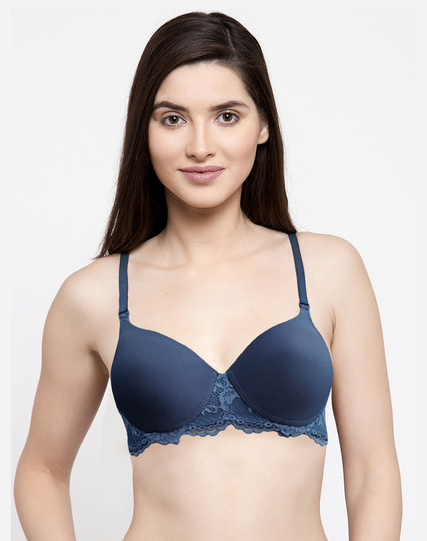 Shyle Blue Lace Overlay Padded Bra & Panty Set - 38B/XL in Chennai at  best price by Genxlead Retail Pvt Ltd (Warehouse) - Justdial