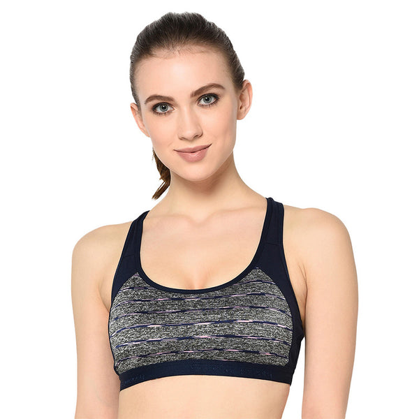 Non-Padded Criss-Cross Neck Sports Bra