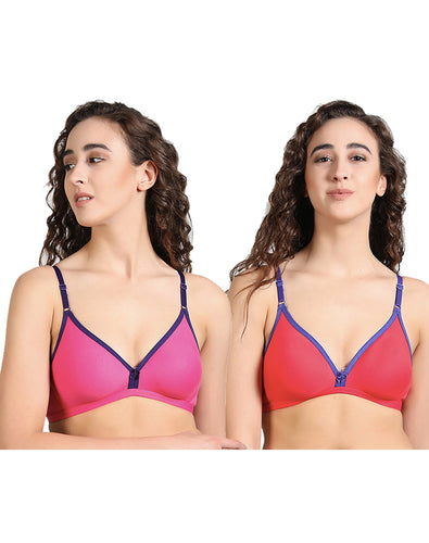 Plain Cotton Women Half Cup Padded Bra Set at Rs 100/set in Greater Noida