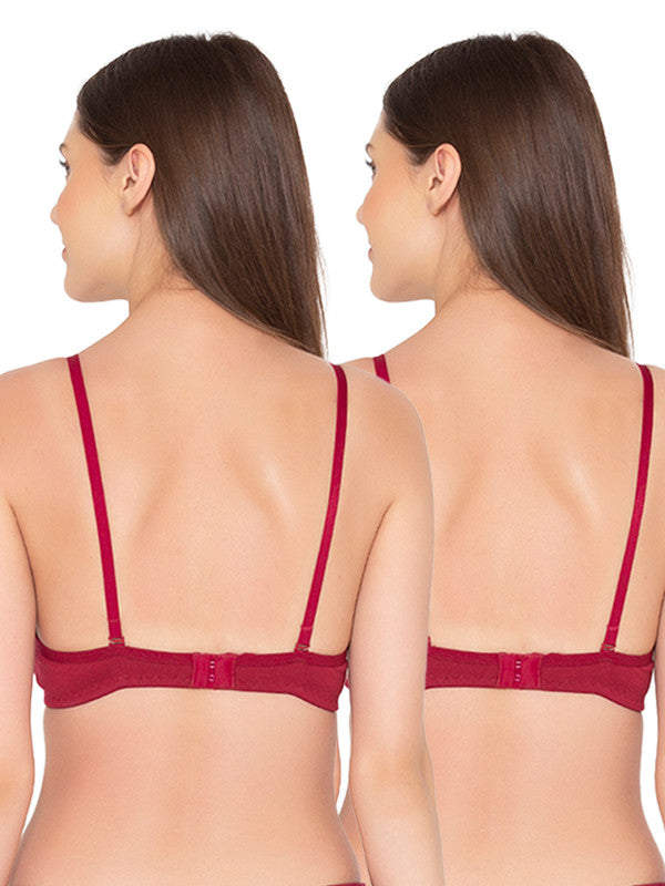 Buy Groversons Paris Beauty womens cotton full coverage non-padded  non-wired bra-PO2 online