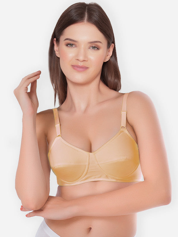 Buy Groversons Paris Beauty Women's Full Coverage, Non-Padded, Organic Cotton  Bra (BR063-WHITE-30B) at