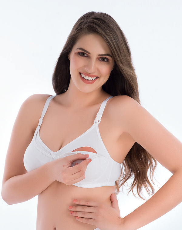 MEE MEE Women's Wirefree Full Coverage Padded Maternity feeding Bra – Online  Shopping site in India