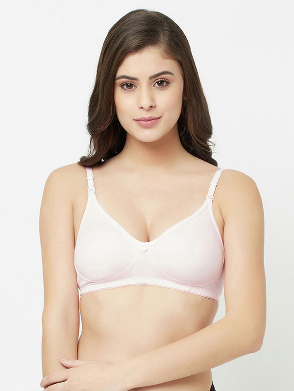 Women's Non-Padded, Wirefree, Full-Coverage Bra (BR016-HOT-PINK) –  gsparisbeauty