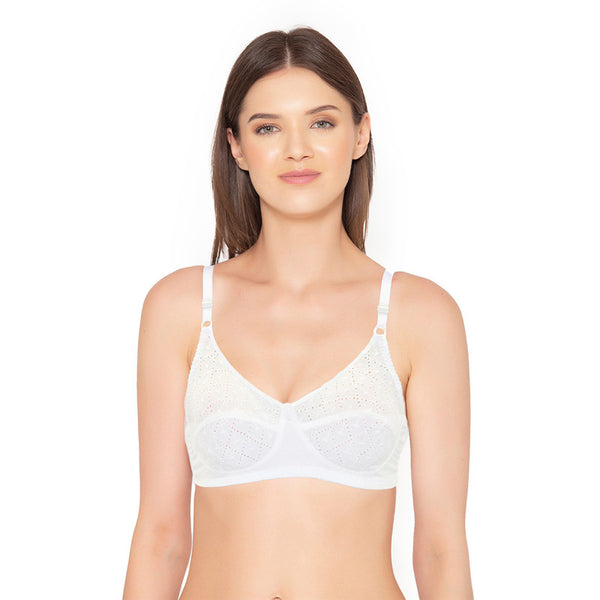 Ladies Pk Of 2 Plus Size White Chicken Work Bra