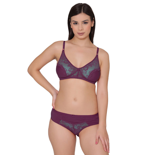 Buy Purple Bras for Women by Groversons Paris Beauty Online