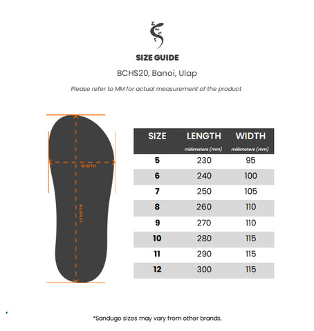 Size Charts for Wool Slippers – Nordic Chill