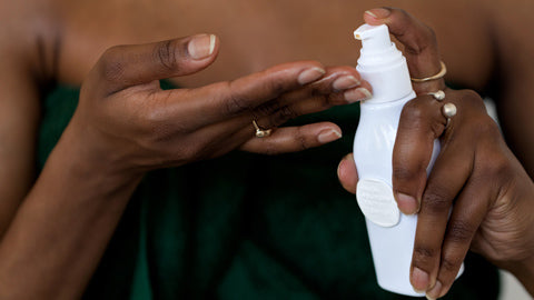 Image of Double Cleanser being applied