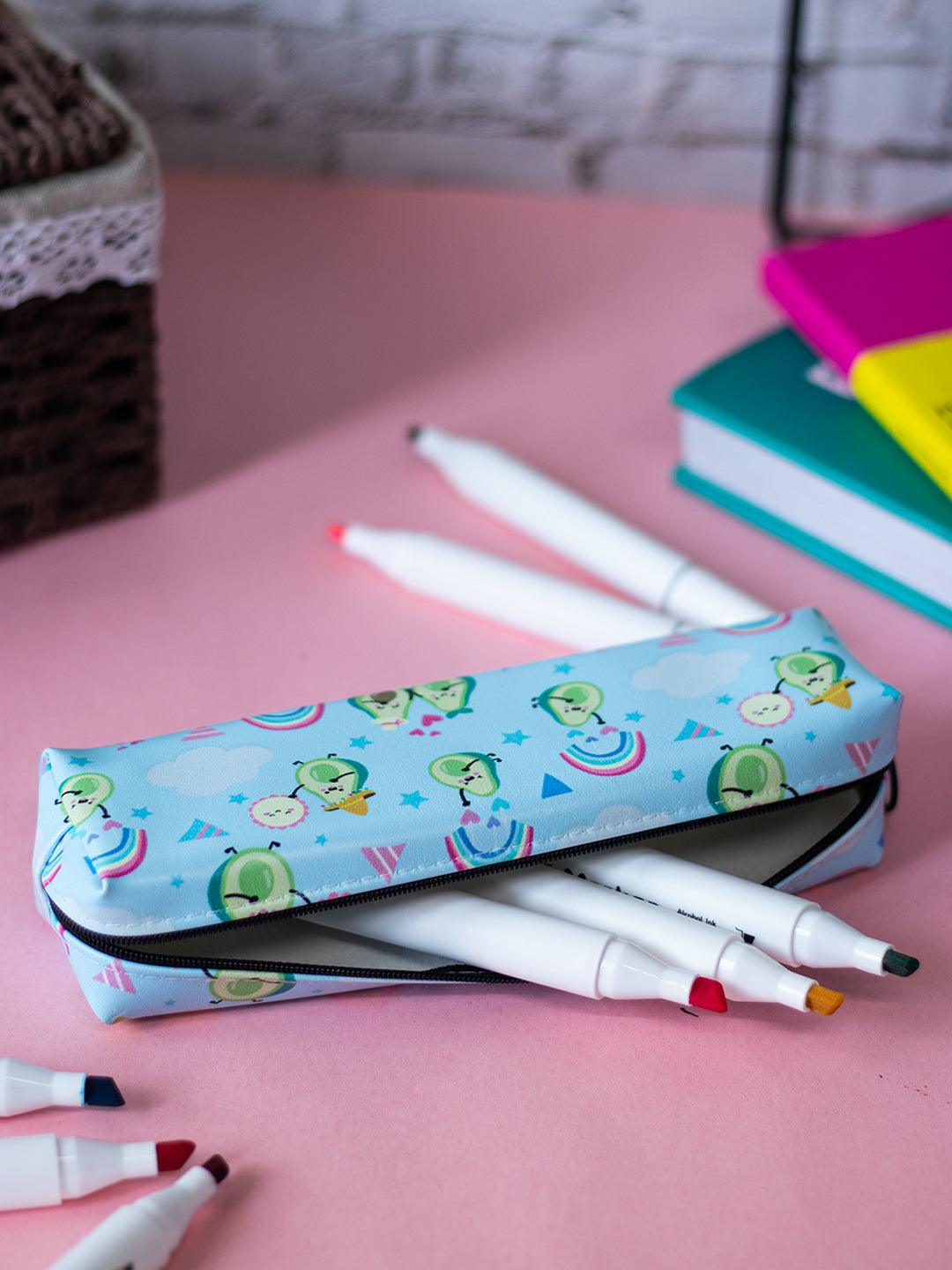 Yellow Cute Pencil Pouch - Avacado Print – MARKET 99