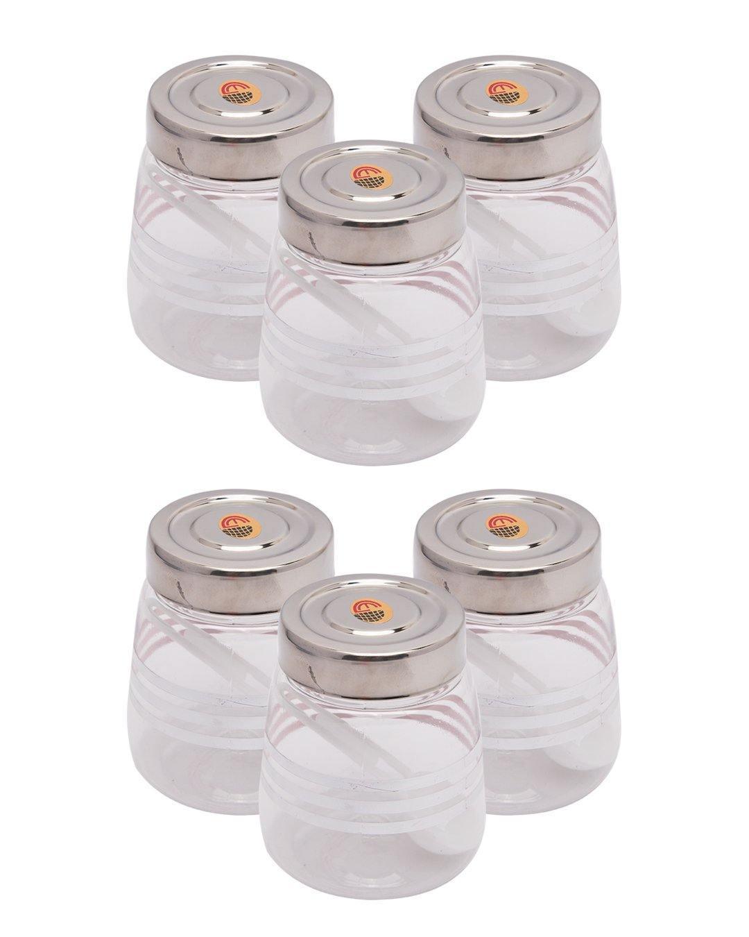 10 Stackable Spice Shakers Set 90ml Glass Containers With Lids -   Finland