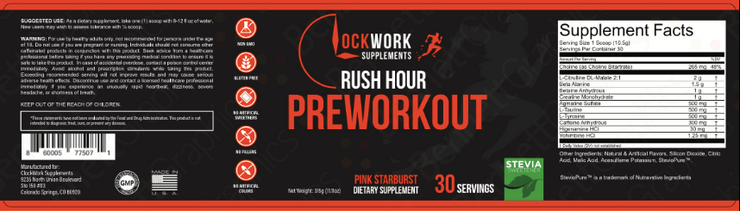 Full Body Rush hour pre workout for Simple