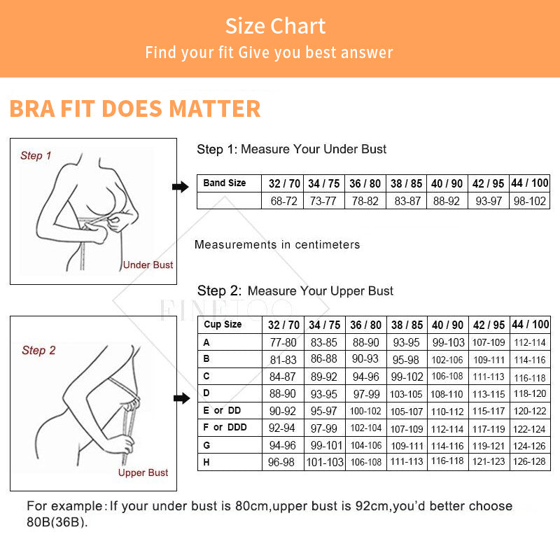 Bra size guide