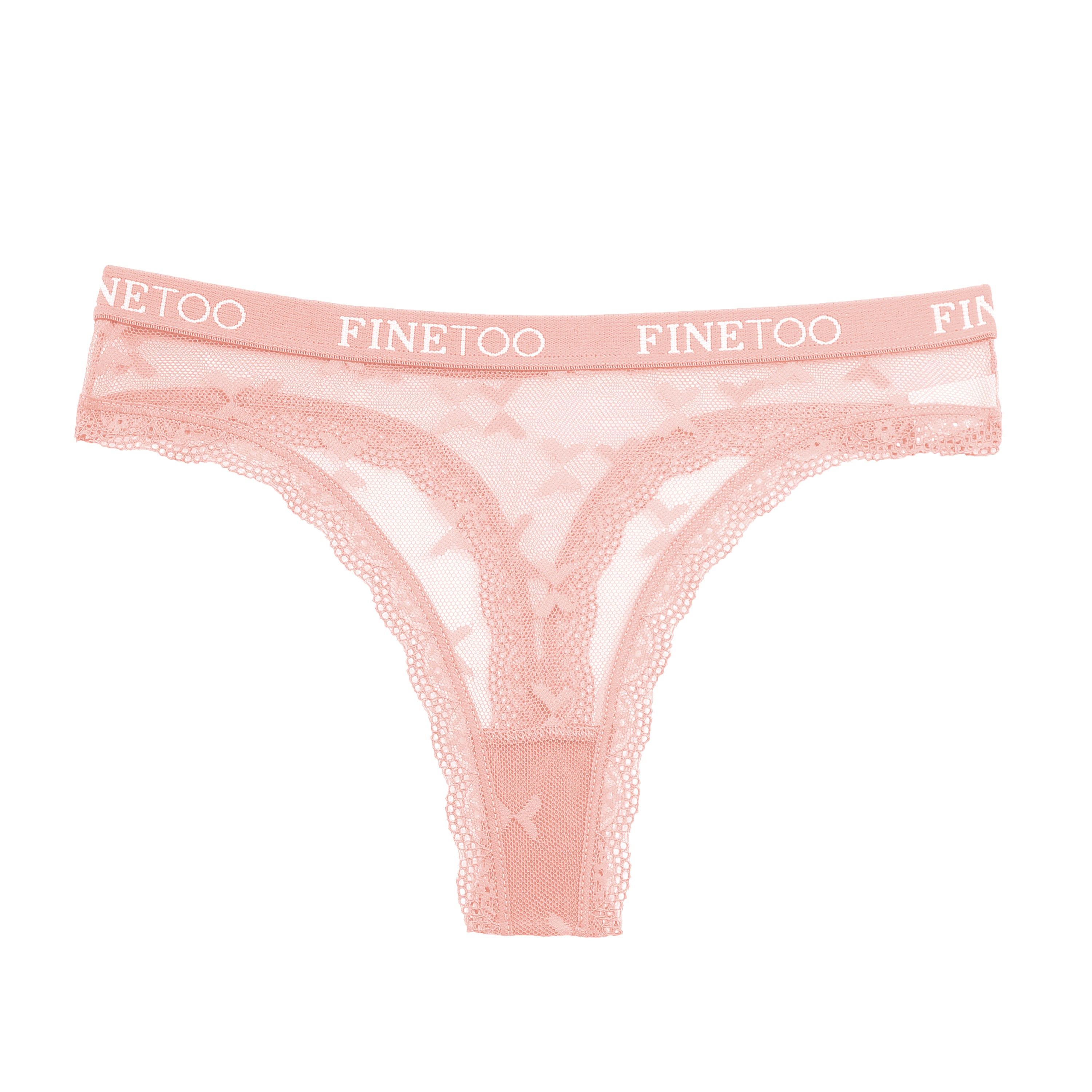 FINETOO 10 Pack Cotton Thongs for Women Breathable Low Rise Bikini