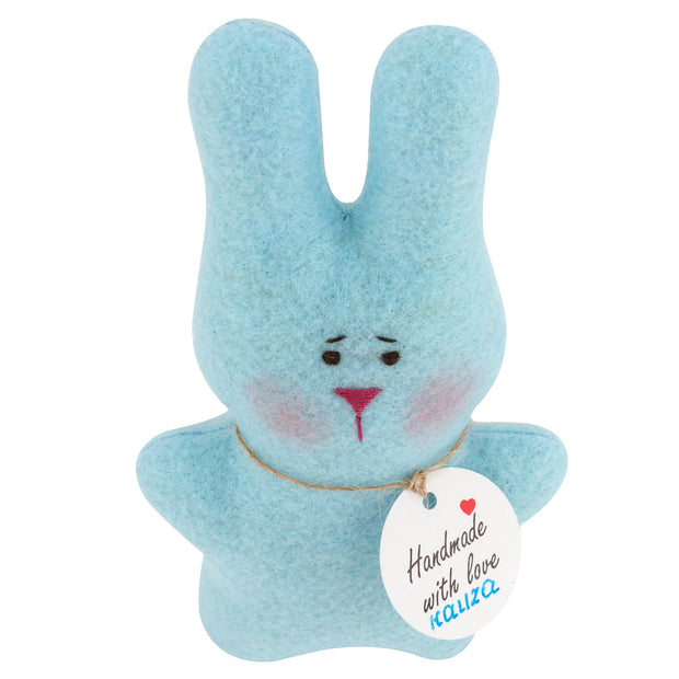 blue stuffed bunny