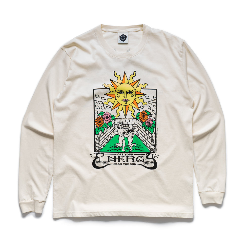 Energy From The Sun L/S Tee - Natural