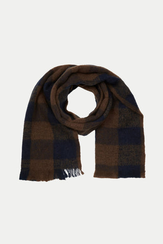 LV Petit Damier Scarf and Beanie wool set Brown - Scarves & Wraps