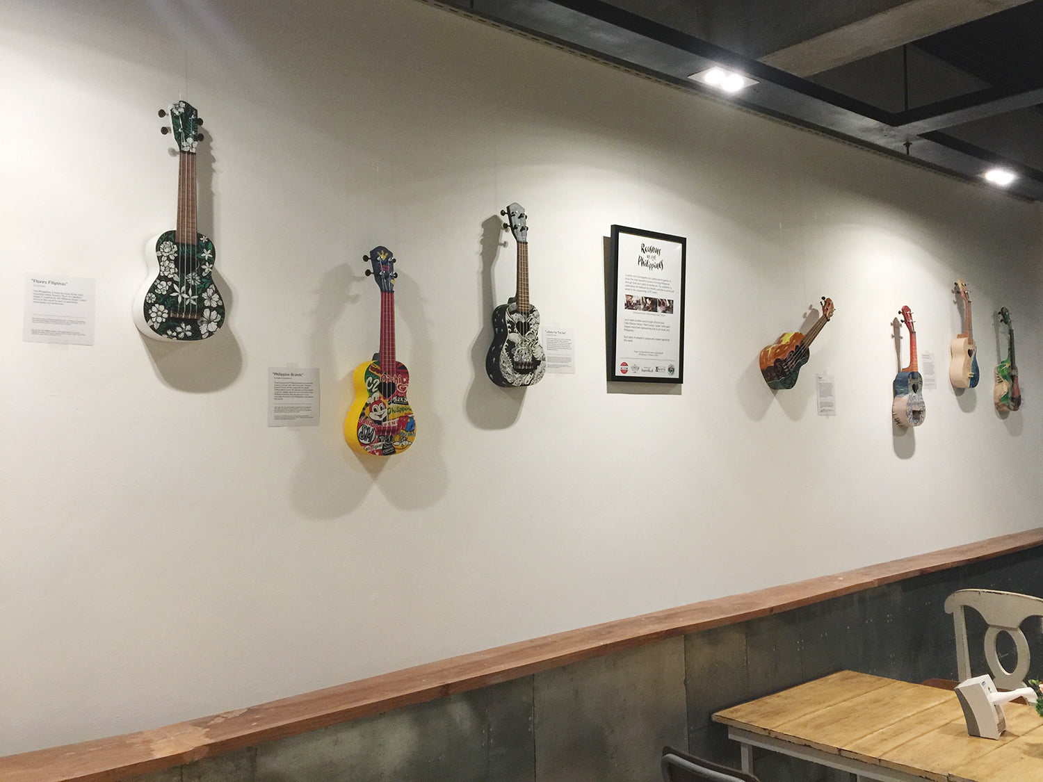 Dumaguete Philippines artist collaboration ukulele drawing exhibition LCP support 